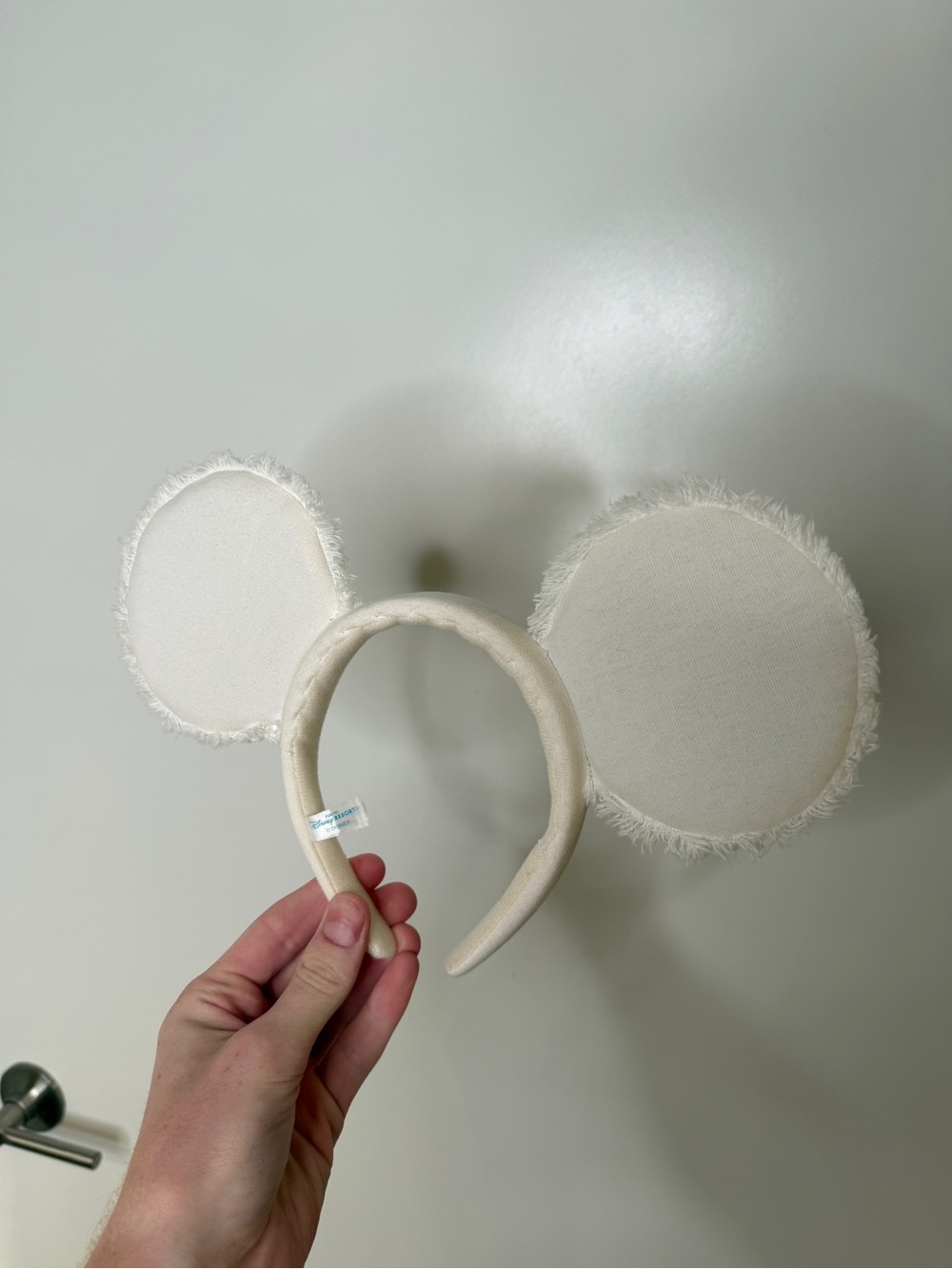 Disney Ears Cream Plush Mouse Headband